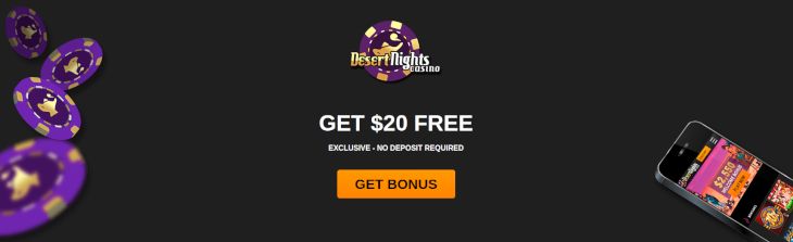 Desert Nights Casino free deposit bonus