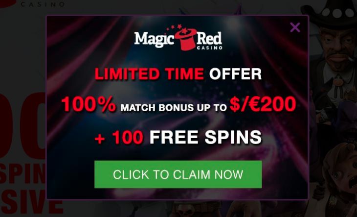 MagicRed Casino bonus offer