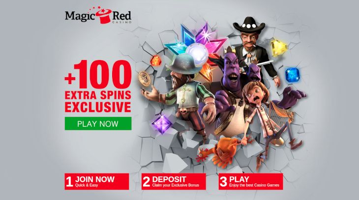 MagicRed Casino promo page