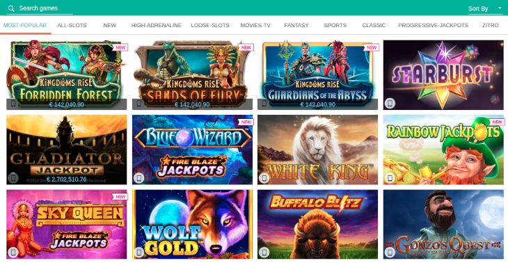 Winner Casino games